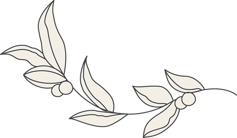 leaves horizontal